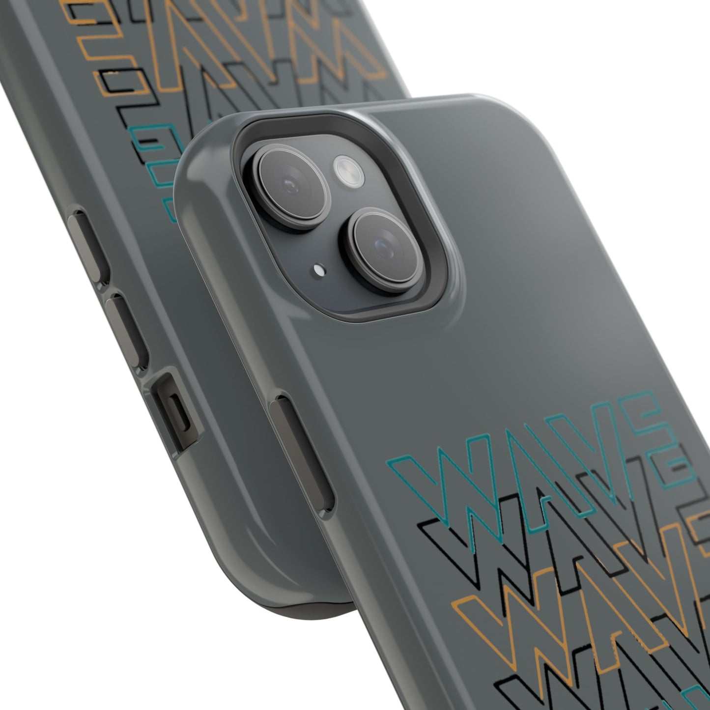 Stylish Magnetic Tough Cases | Wave Pattern Phone Case, Durable Phone Cover, Trendy Accessory for All Ages, Perfect Gift, Phone Protection