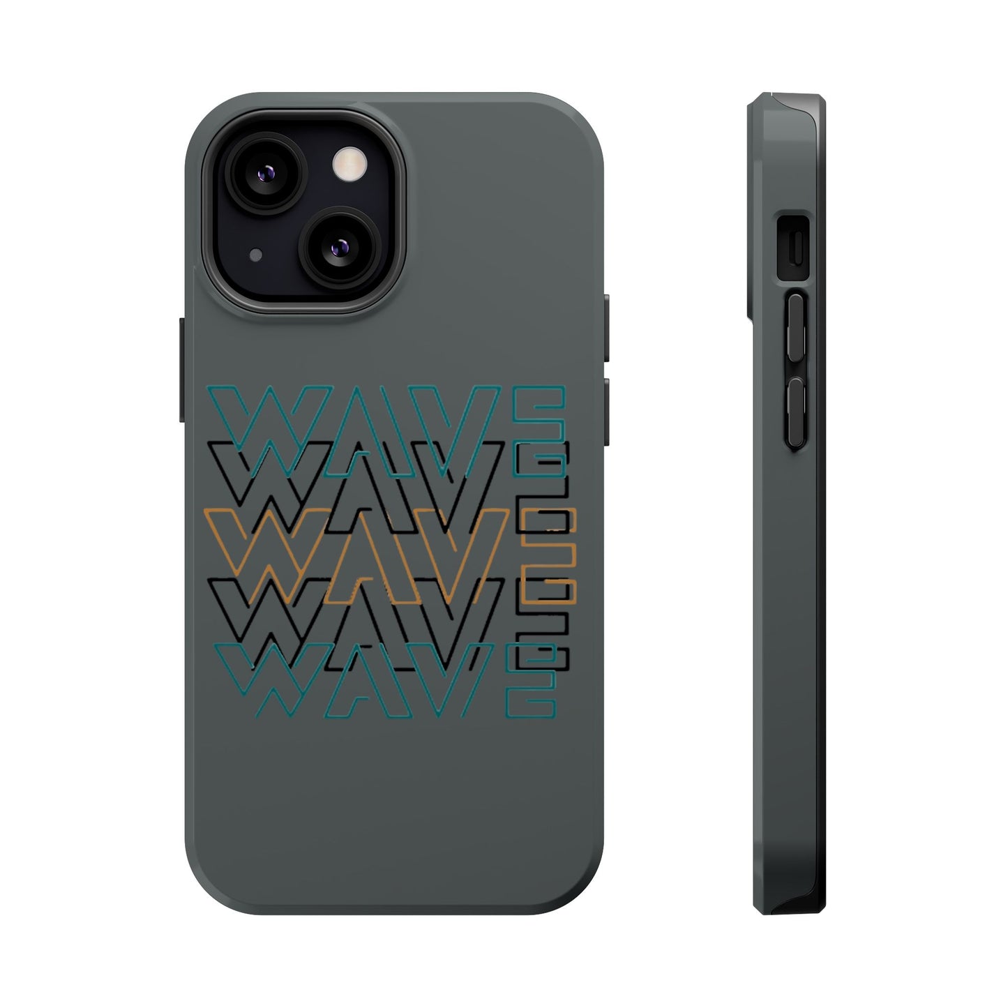 Stylish Magnetic Tough Cases | Wave Pattern Phone Case, Durable Phone Cover, Trendy Accessory for All Ages, Perfect Gift, Phone Protection