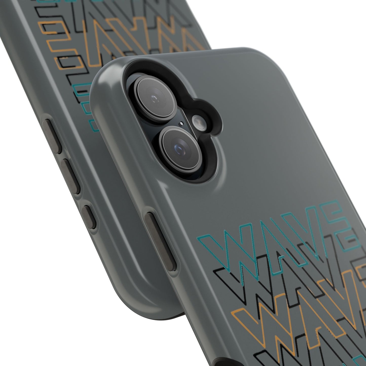Stylish Magnetic Tough Cases | Wave Pattern Phone Case, Durable Phone Cover, Trendy Accessory for All Ages, Perfect Gift, Phone Protection
