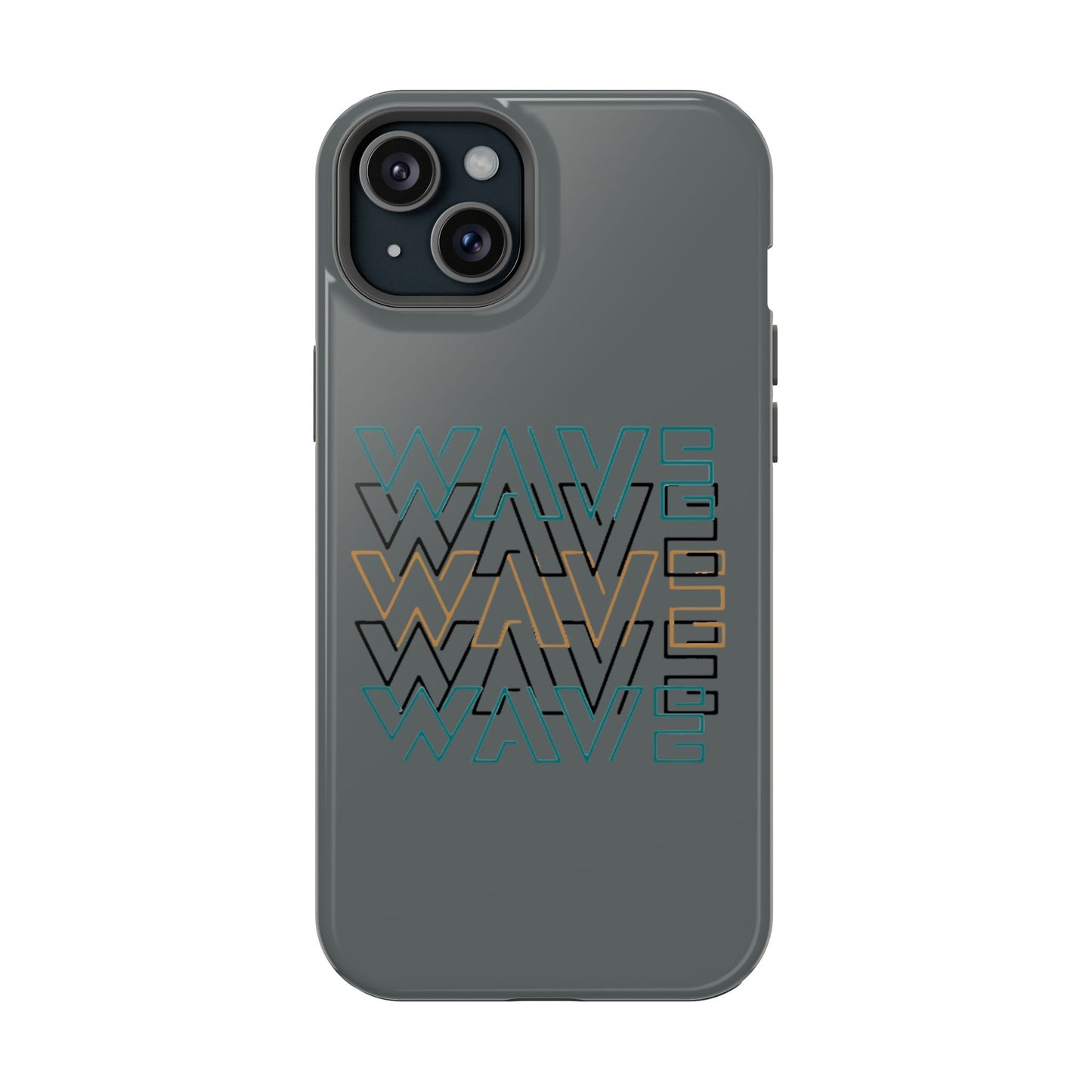 Stylish Magnetic Tough Cases | Wave Pattern Phone Case, Durable Phone Cover, Trendy Accessory for All Ages, Perfect Gift, Phone Protection