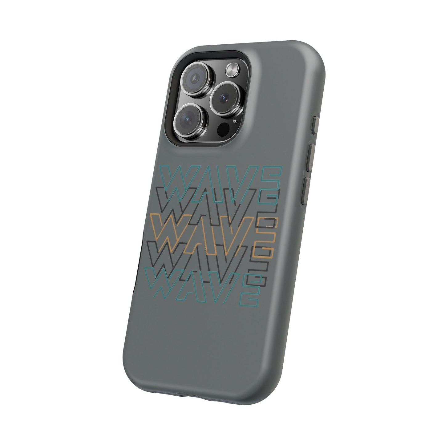 Stylish Magnetic Tough Cases | Wave Pattern Phone Case, Durable Phone Cover, Trendy Accessory for All Ages, Perfect Gift, Phone Protection