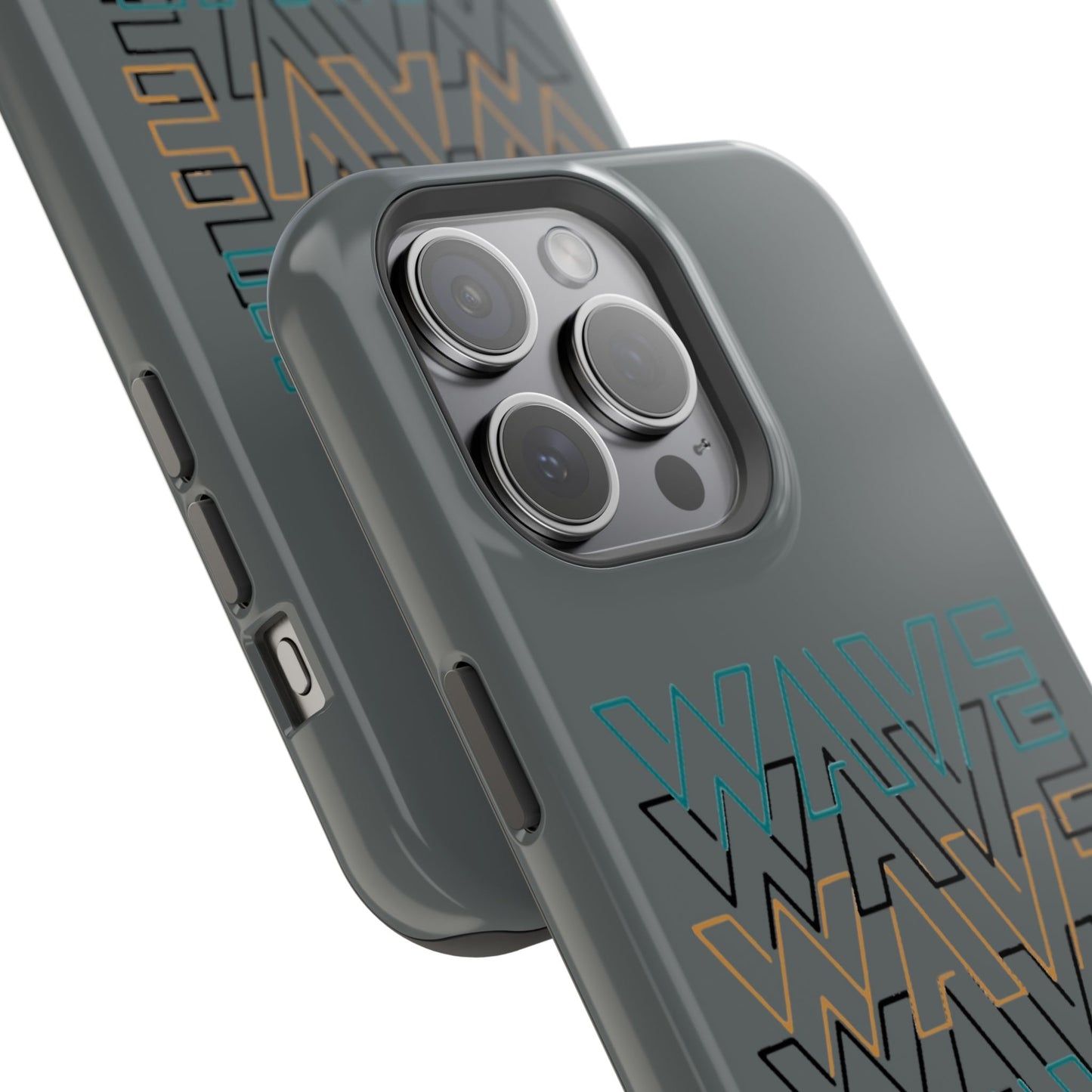 Stylish Magnetic Tough Cases | Wave Pattern Phone Case, Durable Phone Cover, Trendy Accessory for All Ages, Perfect Gift, Phone Protection