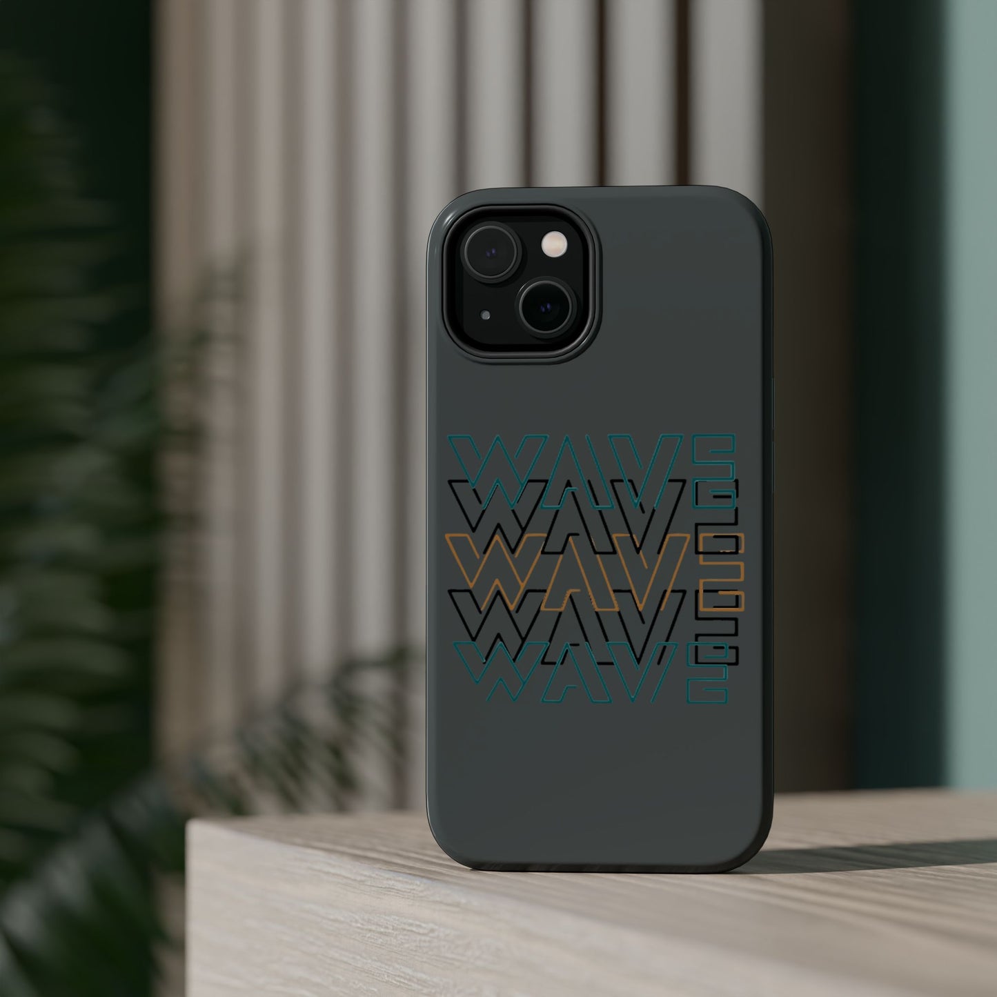 Stylish Magnetic Tough Cases | Wave Pattern Phone Case, Durable Phone Cover, Trendy Accessory for All Ages, Perfect Gift, Phone Protection