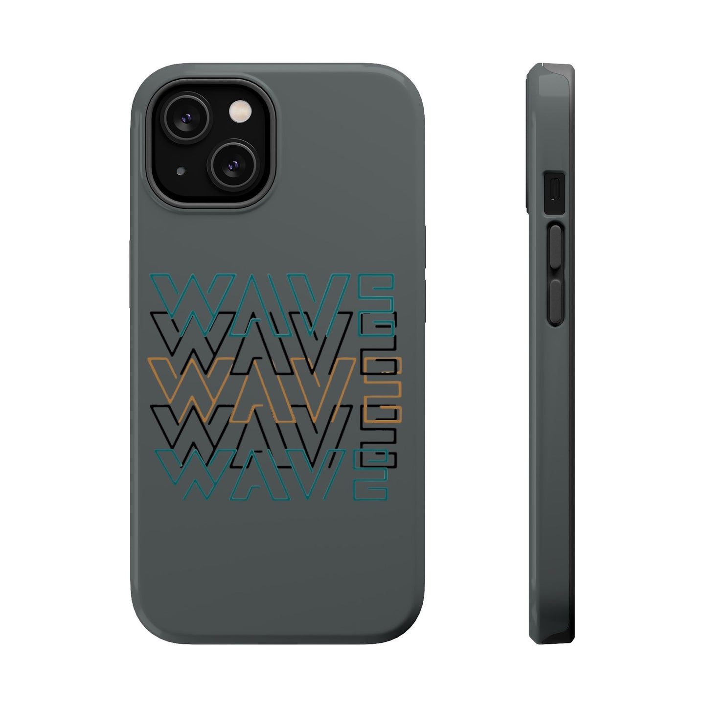 Stylish Magnetic Tough Cases | Wave Pattern Phone Case, Durable Phone Cover, Trendy Accessory for All Ages, Perfect Gift, Phone Protection