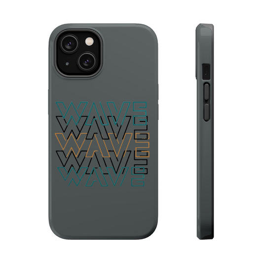 Stylish Magnetic Tough Cases | Wave Pattern Phone Case, Durable Phone Cover, Trendy Accessory for All Ages, Perfect Gift, Phone Protection