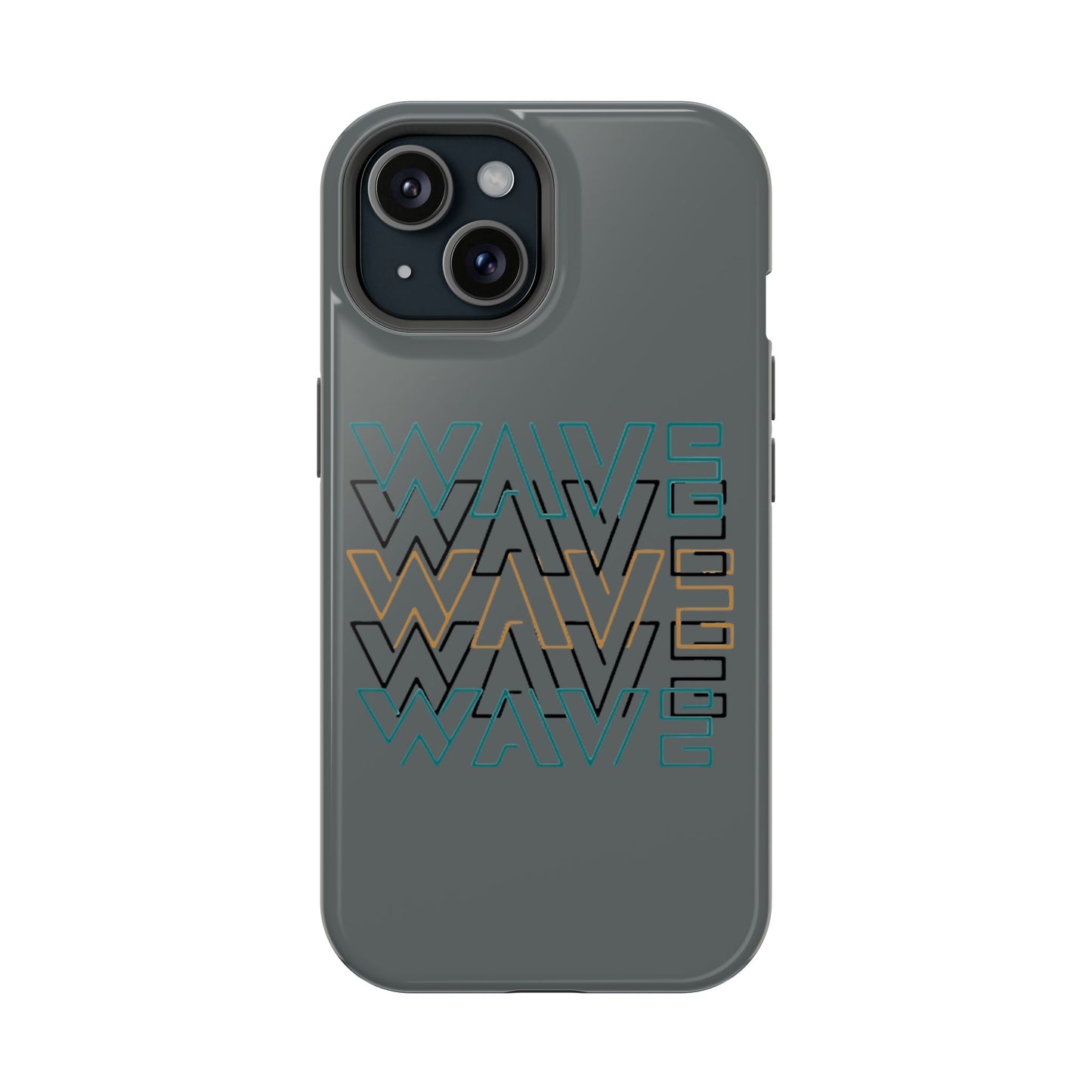 Stylish Magnetic Tough Cases | Wave Pattern Phone Case, Durable Phone Cover, Trendy Accessory for All Ages, Perfect Gift, Phone Protection