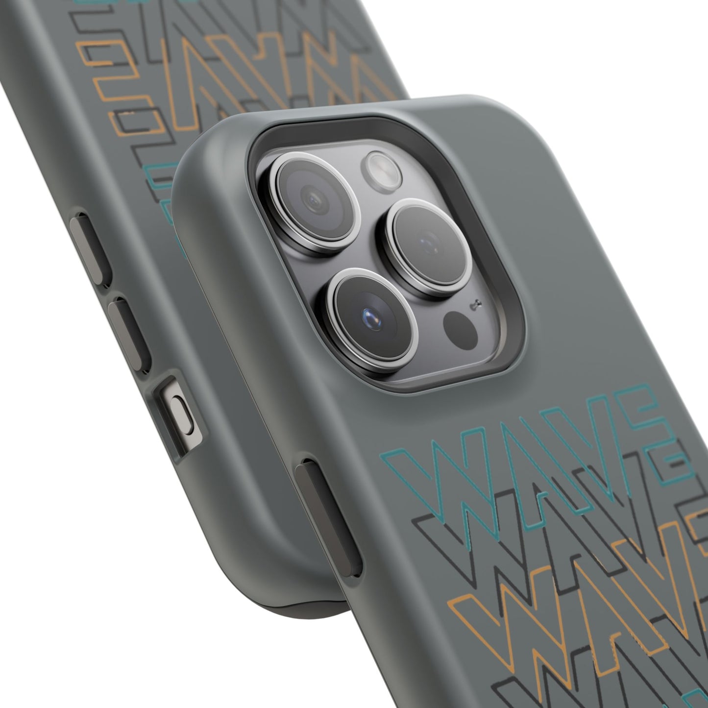 Stylish Magnetic Tough Cases | Wave Pattern Phone Case, Durable Phone Cover, Trendy Accessory for All Ages, Perfect Gift, Phone Protection