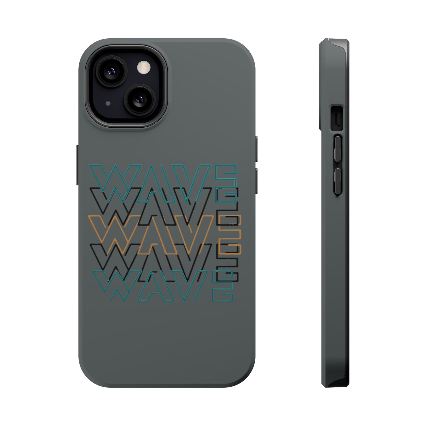 Stylish Magnetic Tough Cases | Wave Pattern Phone Case, Durable Phone Cover, Trendy Accessory for All Ages, Perfect Gift, Phone Protection