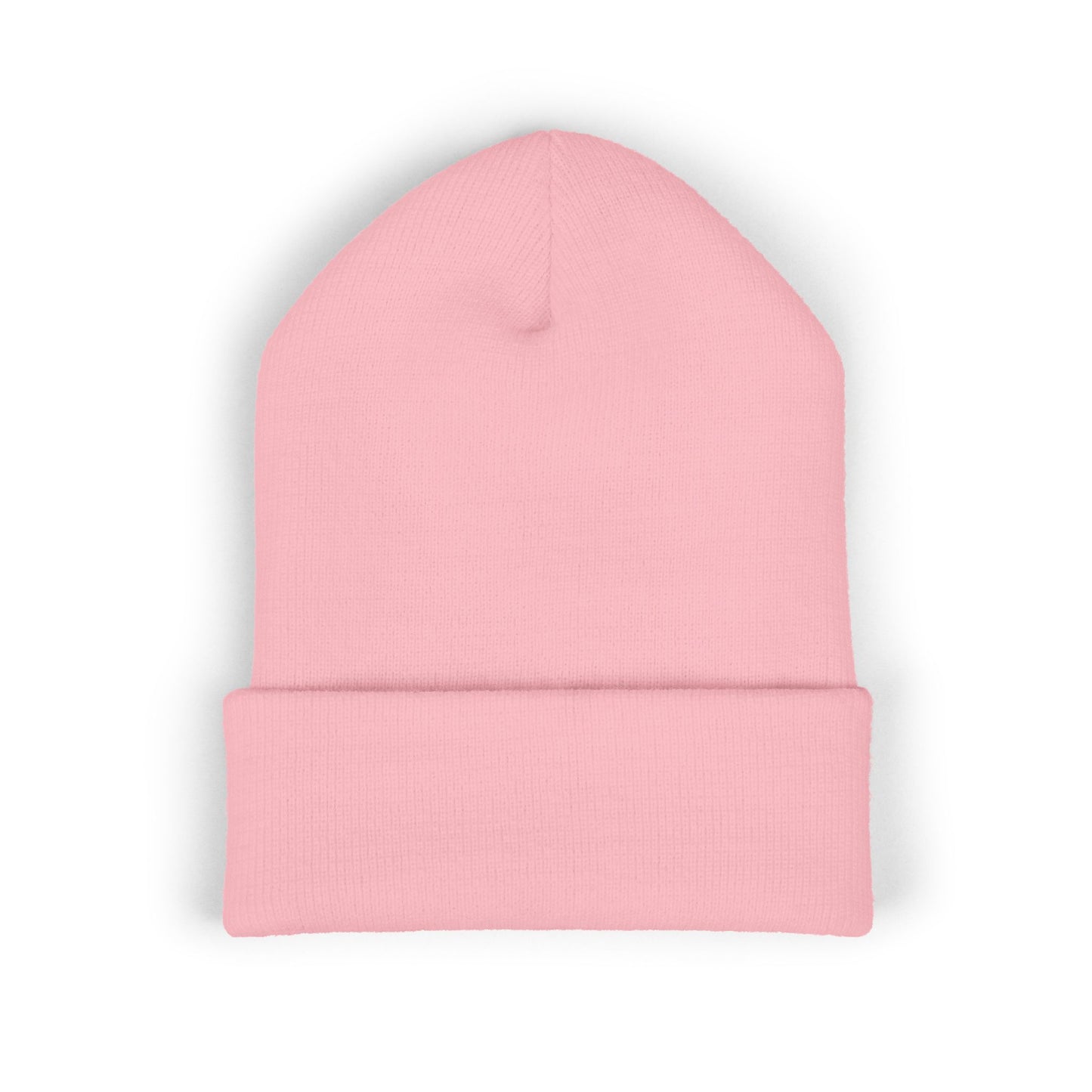 Embroidered Classic Cuffed Beanie — Cozy Everyday Knit Hat