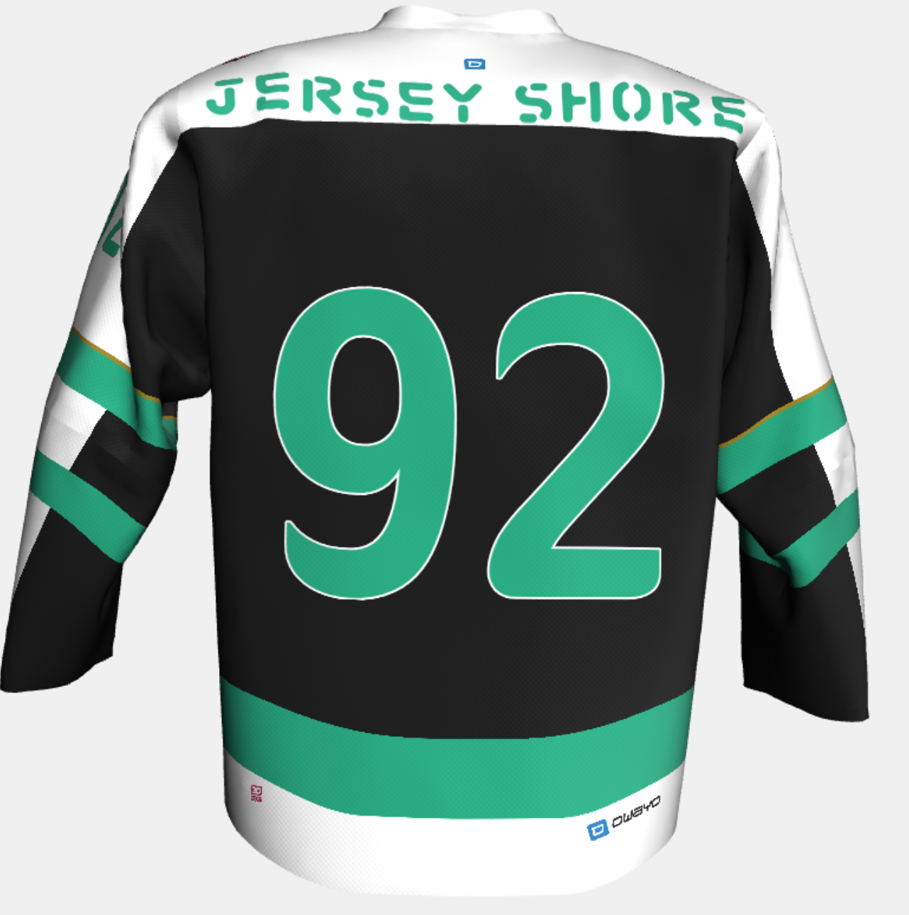 Kids WAVE V-NECK HOCKEY JERSEY (Customizable)