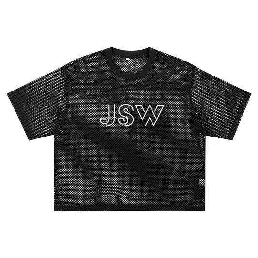 See-through Boxy Net T-shirt