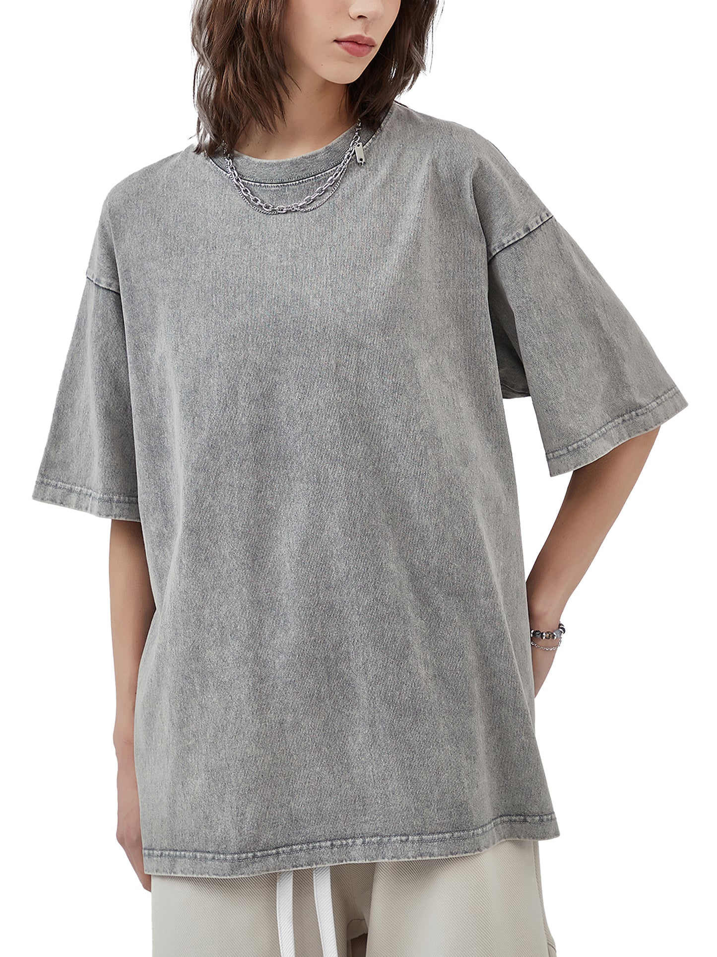 Acid Wash Oversize T-Shirt - 250 GSM